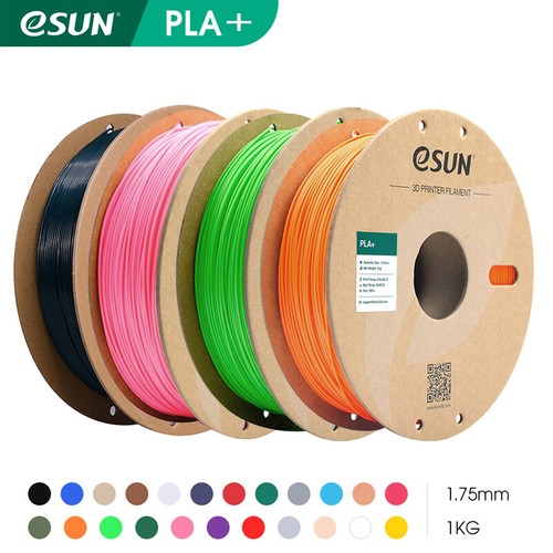 Esun pla printer filament - pla+, 3d