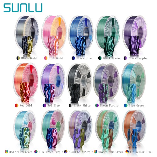 Sunlu silk pla dual - silk, pla+